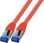 Cabluri si accesorii retele - EFB Patchcord RJ45 S / FTP, Cat.6A, Cat7 TPE superflex, 0,15 m, roșu