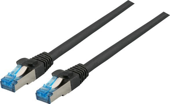 EFB RJ45 Patch Cable S/FTP, Cat.6A,Cat.7 RohCable TPE superflex, 1,5m, black (K5525FSW.1,5)