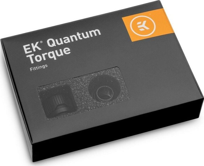 EK Water Blocks EK-12 Quantum cuplu HTC - 6er-Pack, negru