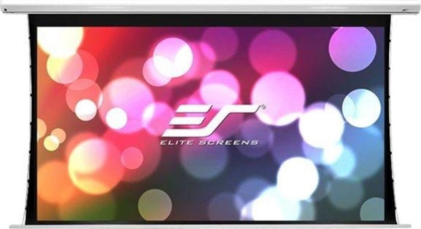 Ecran proiectie electric profesional EliteScreens Saker SKT120XHW-E20, perete/tavan, 265.7 x 149.6 cm, Tensionat, 16:9