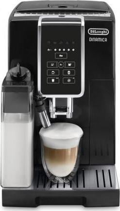 Espressoare - Espressor automat DE’LONGHI Dinamica ECAM 350.50.B, 1450W, 1.8 l, 15 bari, carafa pentru lapte cu sistem LatteCrema, Negru