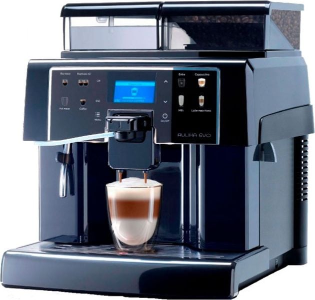 Espressoare - Espressor automat Saeco Aulika EVO Focus, 1300 W, 15bar, 2.5l, Negru
