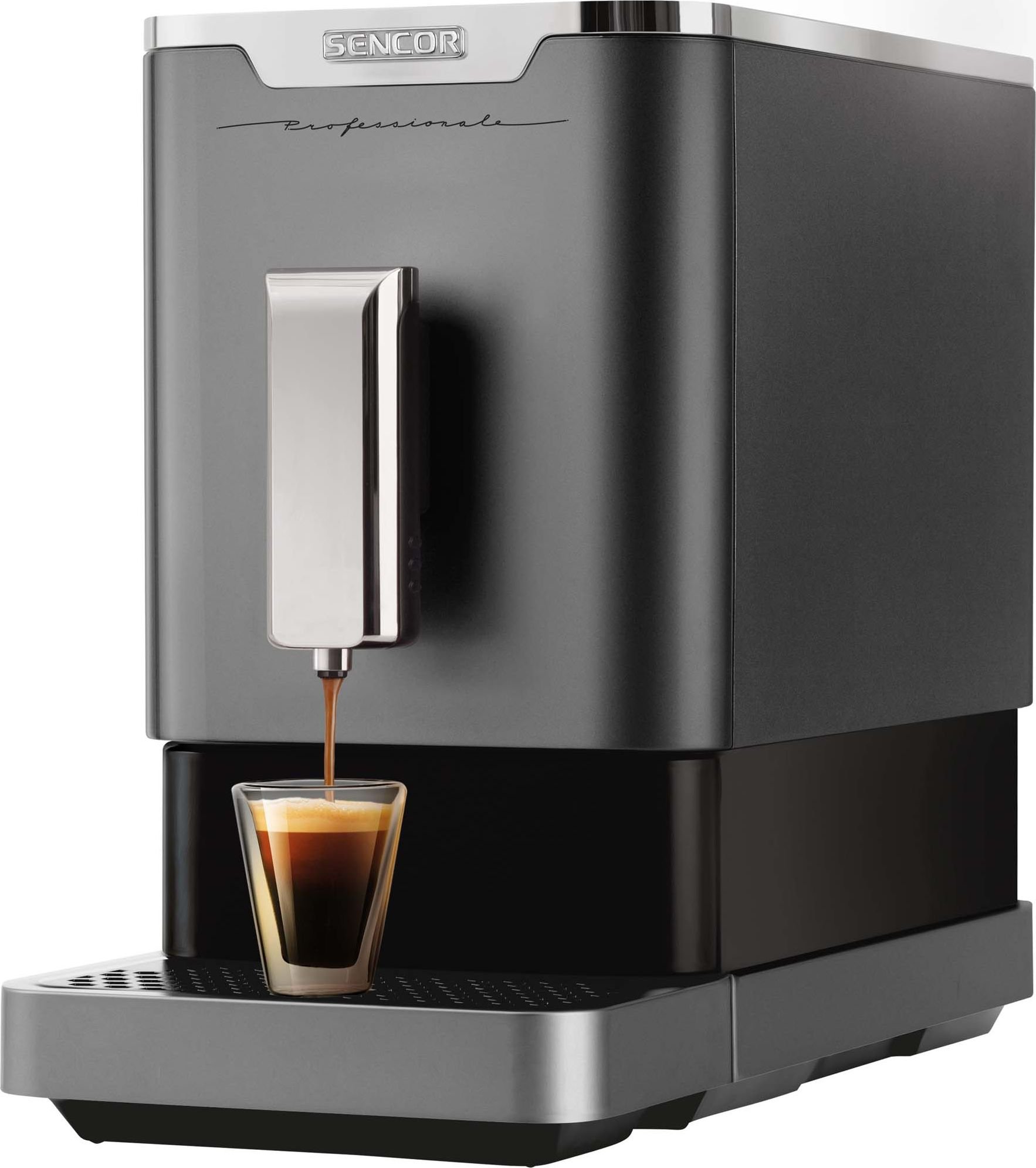 Espressoare - Espressor automat Sencor SES 7015CH, 1470 W, 1,1 l, 19 bar, Negru