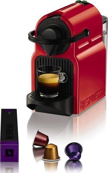 Espressoare - Ekspres na kapsułki Krups Ekspres do Kawy na Kapsułki Krups Nespresso Inissia XN100510 0,7 L 19 bar 1270W Czerwony Czerwona