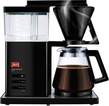 Cafetiere - Aparat de cafea Melitta Aroma Signature DeLuxe, 1007-03, 6763582, 1520W, 1250ml, 10 cesti, Negru