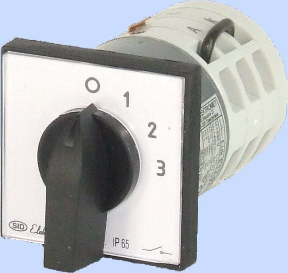 Elektromet Ampermetru comutator cu came 0-1-2-3 3P 12A IP65 (921284)