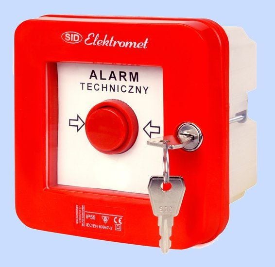 Comutator automat de alarmă cu blocare și ascunse ciocan WAZp-1s (921501)