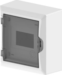 aparataj modular 1x6 n / t BOX ECONOMIC RN ușă 1/6 alb (N + PE) IP40 2501-00