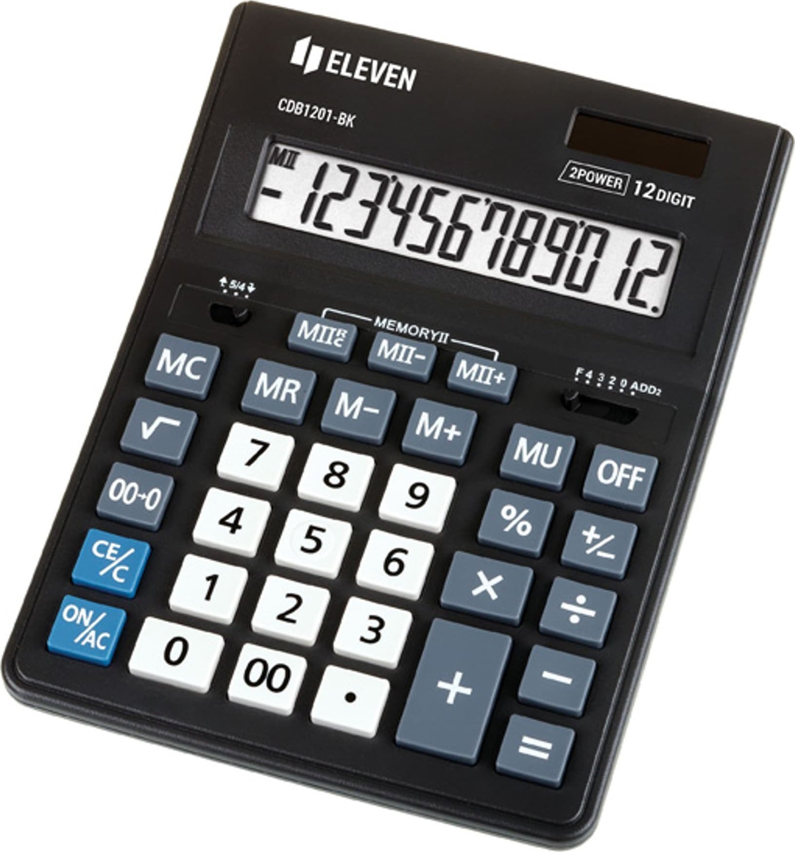 Eleven Calculator Eleven Calculator CDB1201-BK, negru, desktop, 12 cifre