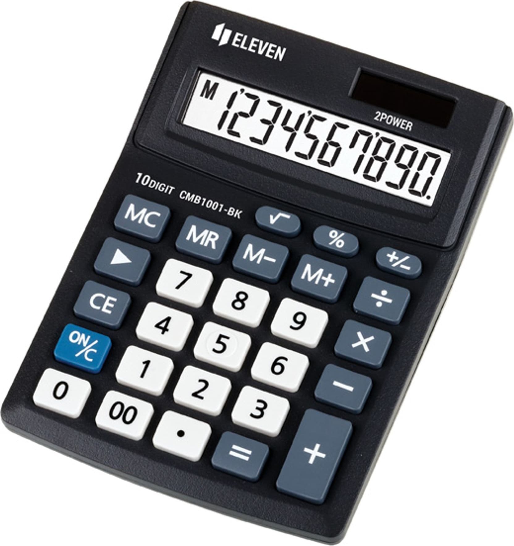 Eleven Calculator Eleven Calculator CMB1001-BK, negru, desktop, 10 locuri, putere duală