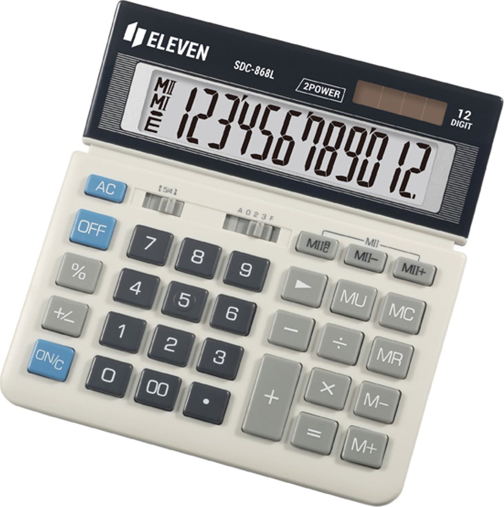 Eleven Calculator Eleven Calculator SDC868L, alb-negru, desktop, 12 cifre