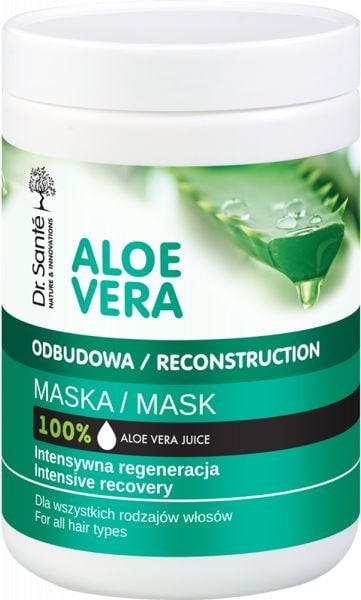 Masca Restructuranta cu suc de Aloe Vera - 1000 ml - Dr.Sante