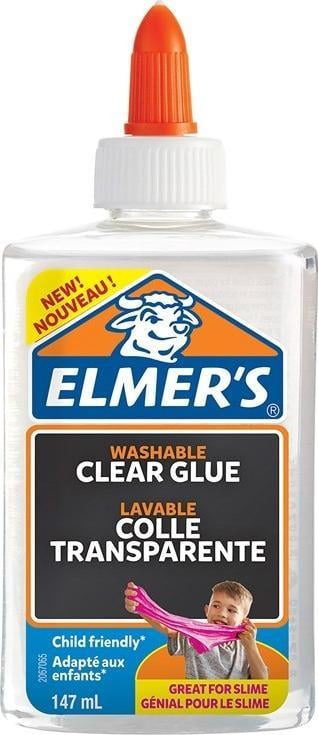 Adezivi si benzi adezive - Emulsie Elmers Elmers, cu clei transparent PVA, rezidual și prietenos cu copiii, 147ml, 2077929.
