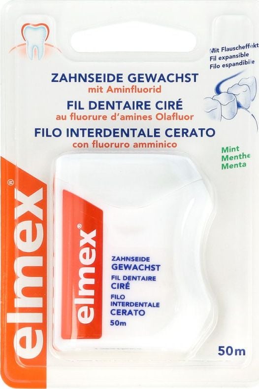 Ata dentara elmex cu amino-fluorura, 50 m