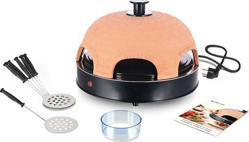 este Emerio Pizzarette, cuptor de pizza, capacitate 6 persoane, touch-cool