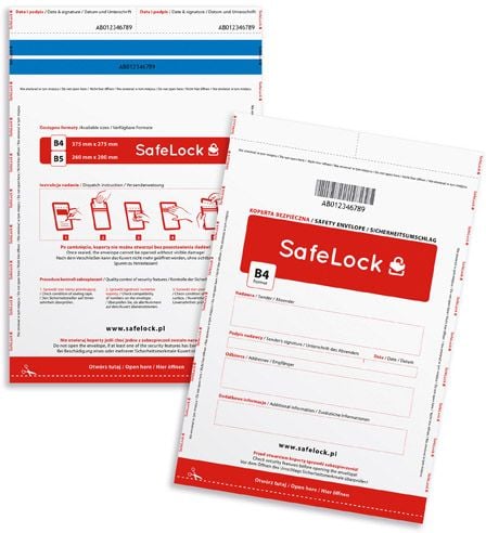 Safelock Plic B5, alb 50 bucati (ikb178280bntk)