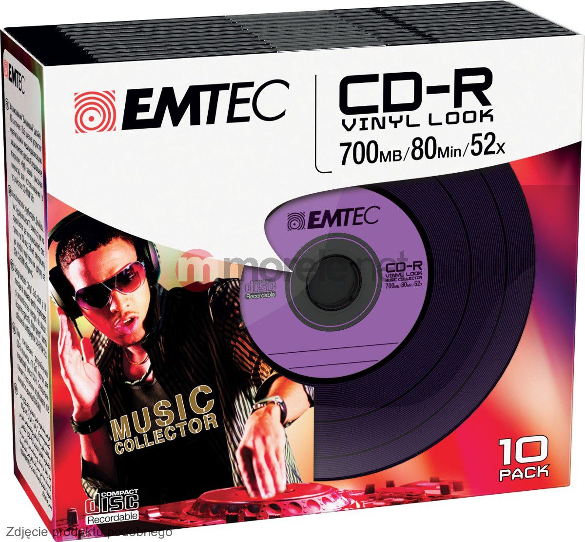 Emtec CD-R 700MB 52x 10 buc (ECOC801052SLVY)