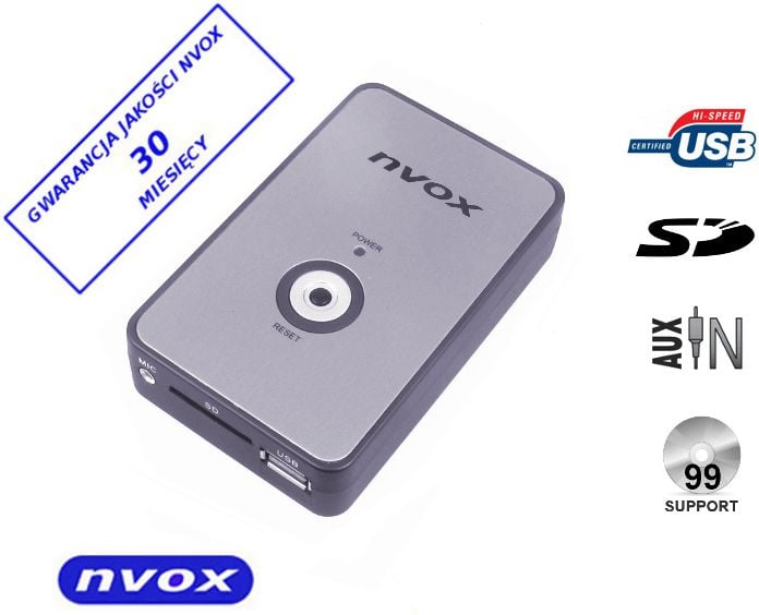 Emulator Nvox Digital Music Changer 12PIN, MP3, USB, SD, BMW (NV1080A BMW 12PIN)