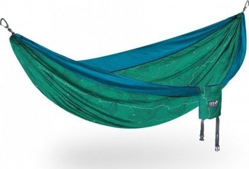 Eno DoubleNest Print - Giving Back, Topo PCT/ Teal