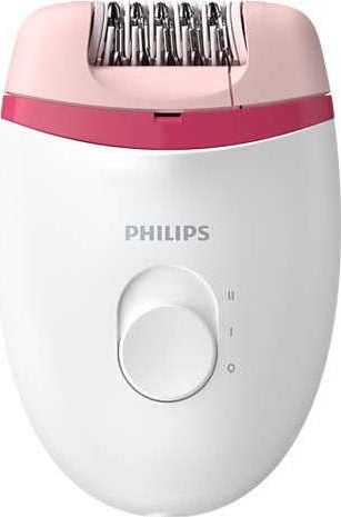 Epilatoare - Epilator Philips Satinelle BRE235/00, 2 viteze, cap de epilare lavabil, 1 accesoriu, Alb