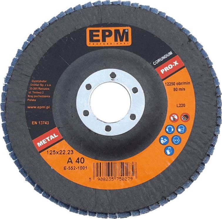 Sipa de corindon EPM EPM PRO-X granulare 40 125 mm (E-552-1001)