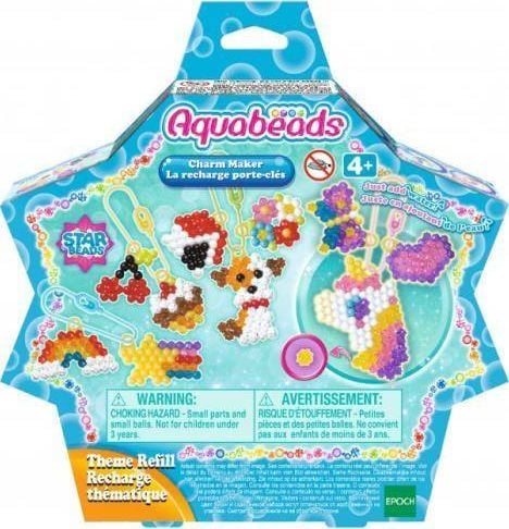 Set creativ Epoch Toys Aquabeads: Charm Maker, +3 ani, Multicolor