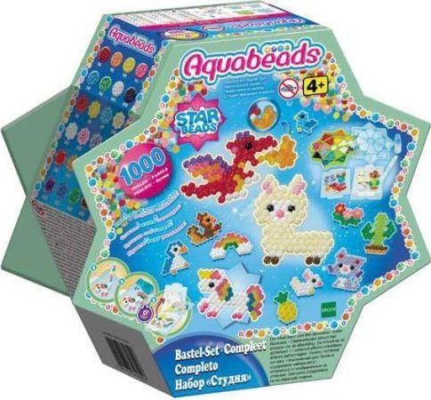 Set creativ Aquabeads Star Bead Studio 1000 buc