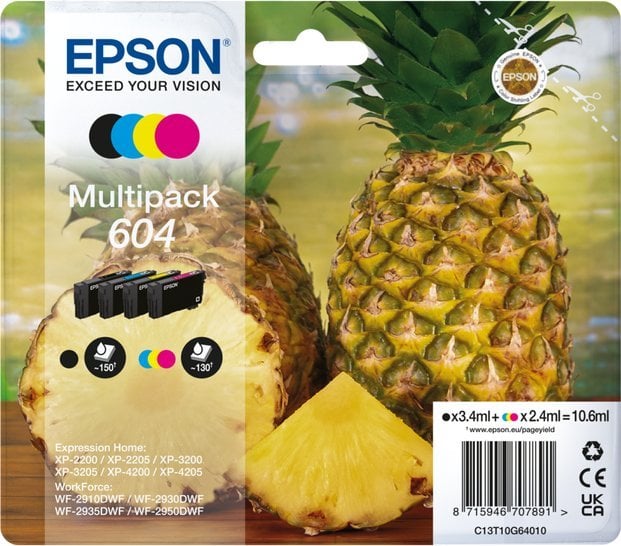 Epson Ink Epson Ink/604 Pineapple CMYK