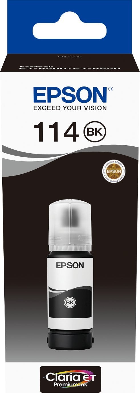 Epson Ink Pigment Black 114 EcoTank (C13T07A140)