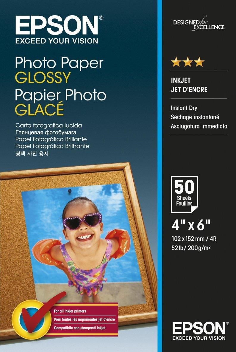 Hârtie foto Epson pentru imprimanta A6 (C13S042547)