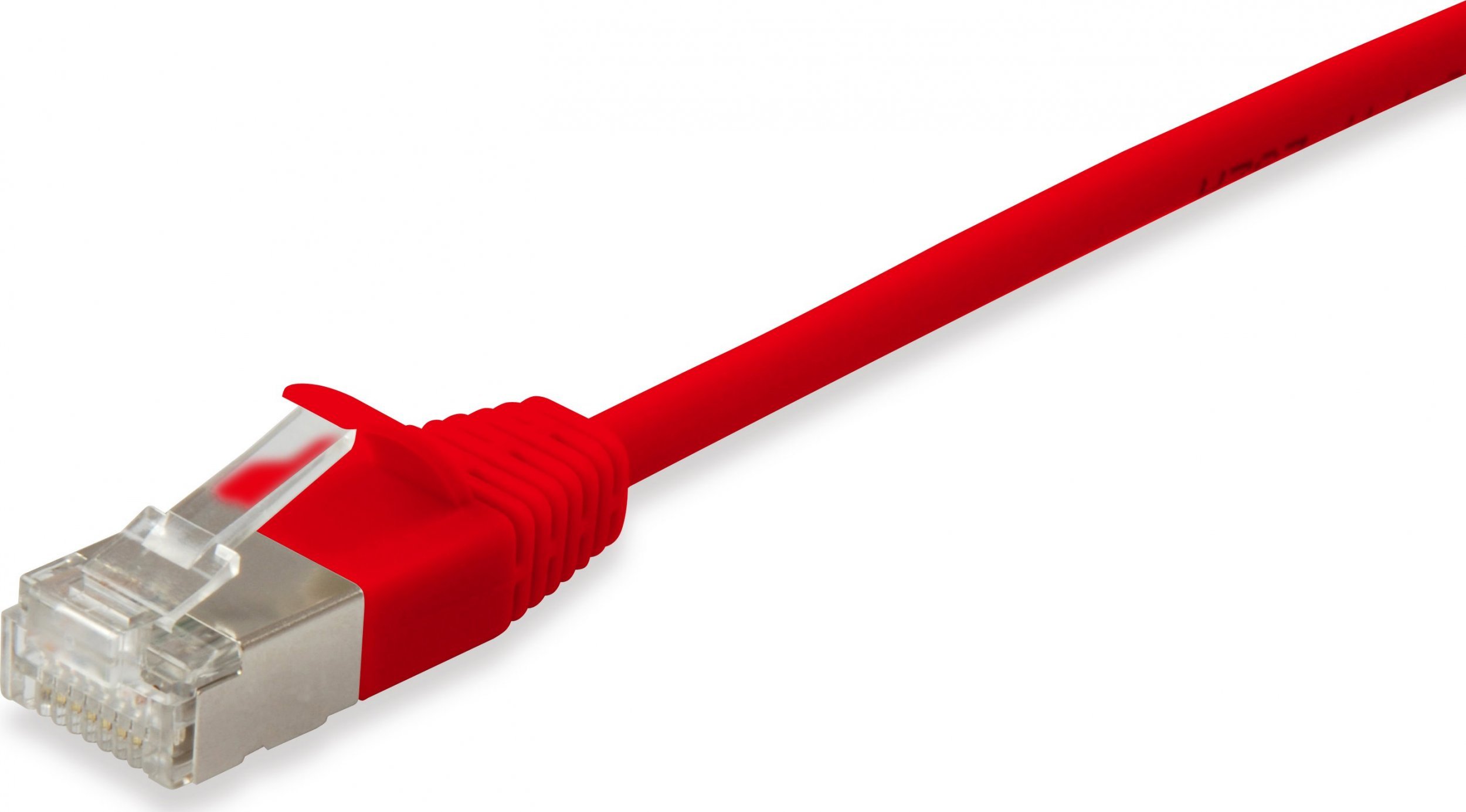 Equip Equip Patch cablu Cat6A S/FTP 2xRJ45 0,25 m rot (SSTP) Slim