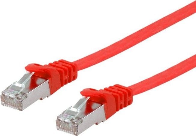 Equip Equip Patchkabel Cat6A U/FTP 2xRJ45 1.00m rot Flach LSZH