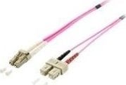 Cablu equip Echipeaza Pro - Patch- Cable - LC Multi-Mode (M) - SC multimod (M) - fibre de sticla - - 10,0M 50/125 Micrometer - OM4 - fara halogeni - violet (255536)