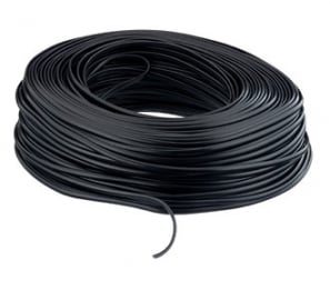 Cablu equip cablu de instalare 4 fire, 100m plat, negru (117006)