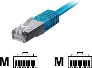 Cablu equip Patchcord, S/FTP, Cat6, LSZH, 15m, albastru (605538)