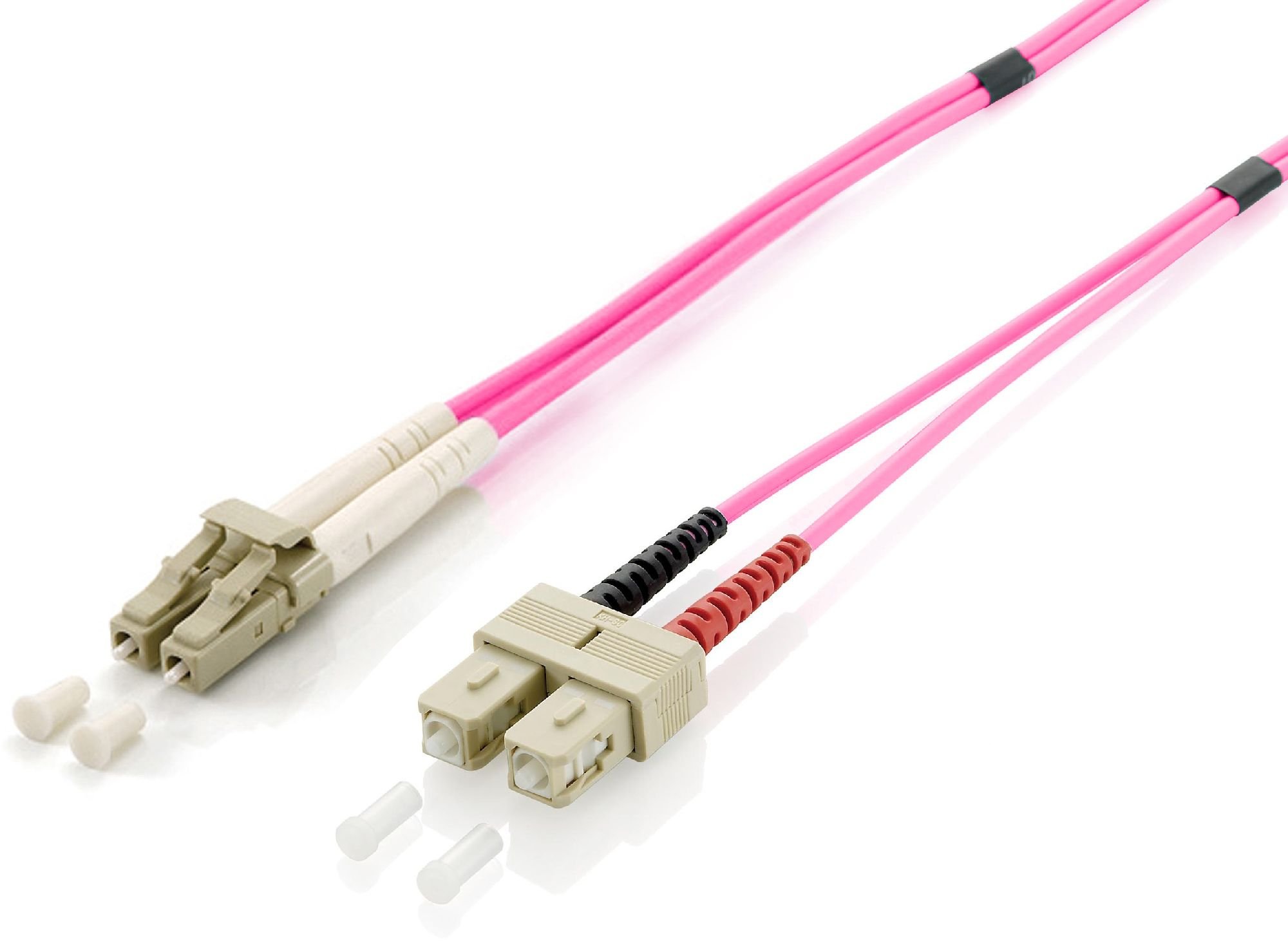 Cablu equip Patch fibra optica LC duplex SC multimode OM4, 5m (255535)