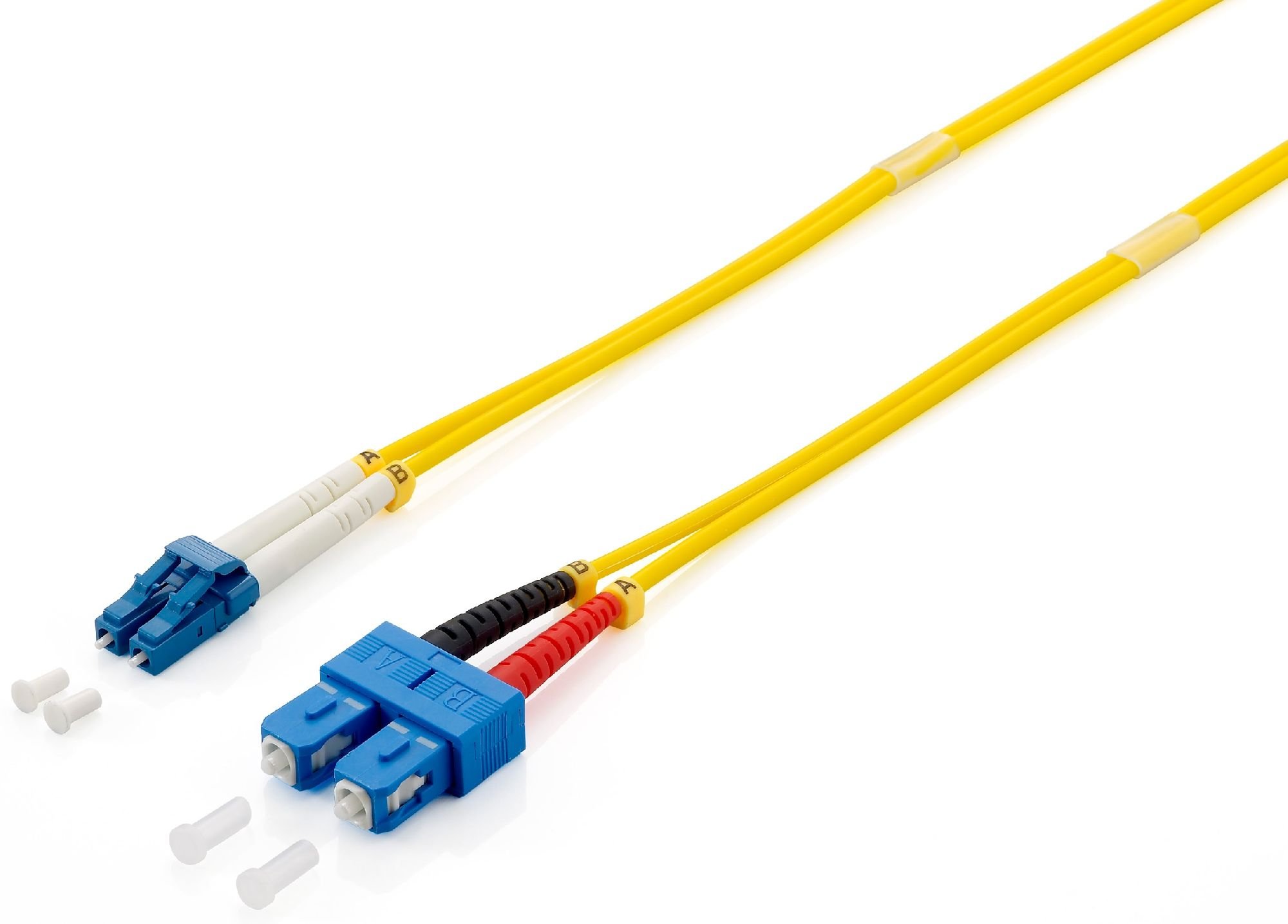 Echipare Fibră optică Patchcord LC - SC Singlemode Duplex OS2, 10 m (254336)