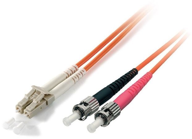 Cablu equip Patch cord fibră optică LC - ST Singlemode Duplex OS2, 10m, galben (254236)