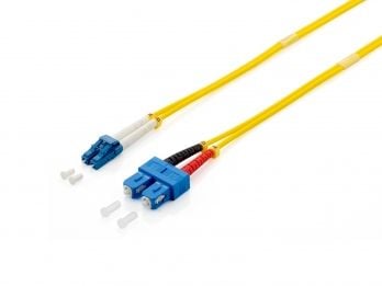 Cablu equip ST cablu patch fibra optica - ST duplex Singlemode OS2, 3m, galben (252233)