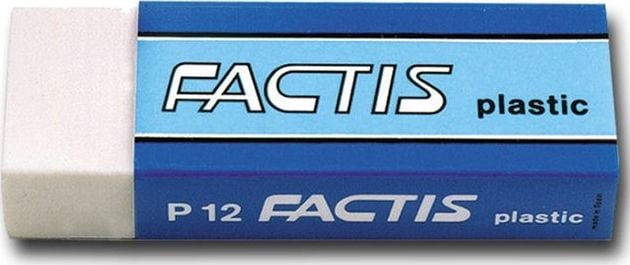 Eraseră Factis FACTIS P-12 plastic 12buc. fapte