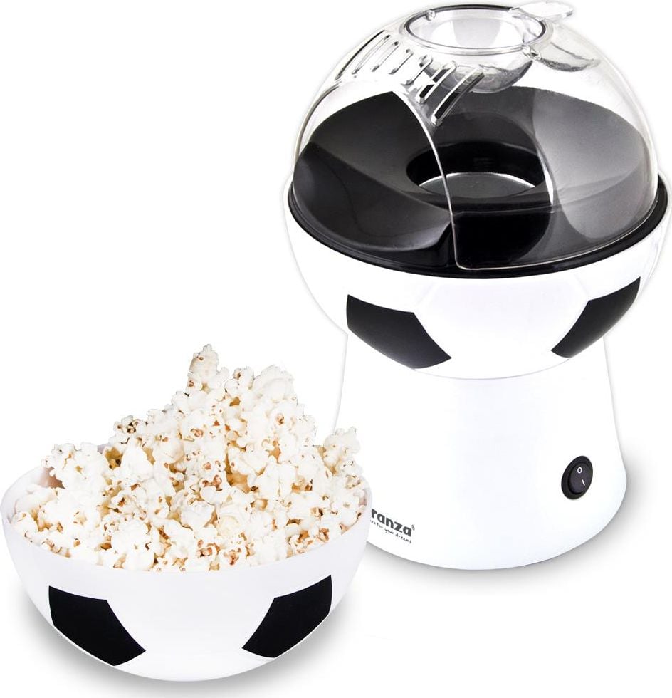 Aparat de facut popcorn Esperanza EKP007, 1200W, 0.27L, Alb