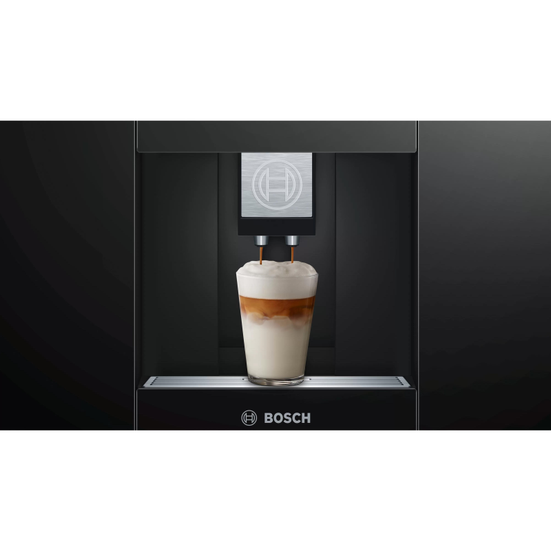 Espressor automat incorporabil Bosch CTL636EB6 ,1600W, 2.4 l, recipient boabe 500g, cu funcție Home Connect, 19 bari, display TFT, filtru BRITA inclus, Inox