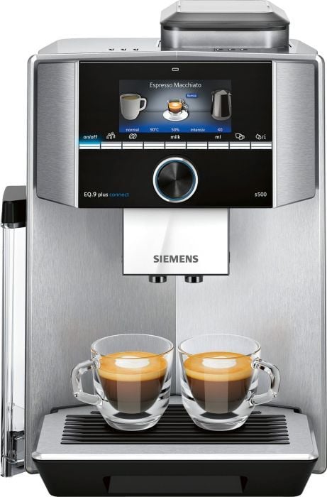 Espressoare - Espressor automat Siemens TI9558X1DE EQ.9 Plus connect S500, 1500 W,  2,3 l, 19 bar, Argintiu
