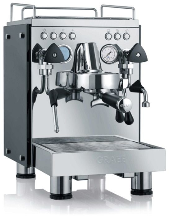Espressoare - Espressor Graef CONTESSA ES 1000, 2650 W, 2.5 l , 16 bar, Negru/Argintiu