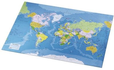 Primer World Map 400 x 530mm (32184)