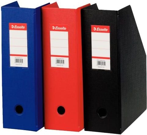 Suporturi documente - Containerul pentru documente, reviste impaturit A4 PVC 100mm (10K215A)