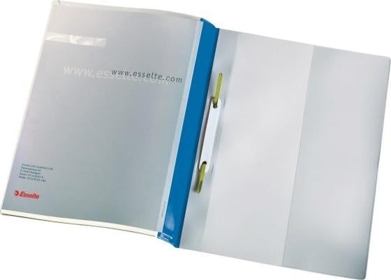 Dosare - Folder rigid Esselte cu mustață Esselte Panorama Blue 25 buc 28363