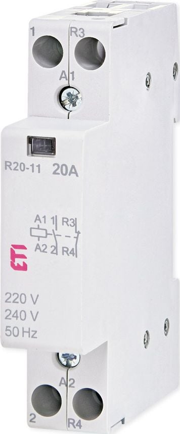 Contactor modular ETI ETI 1NC 1R 20A 230V ETICON R20-11 002461220