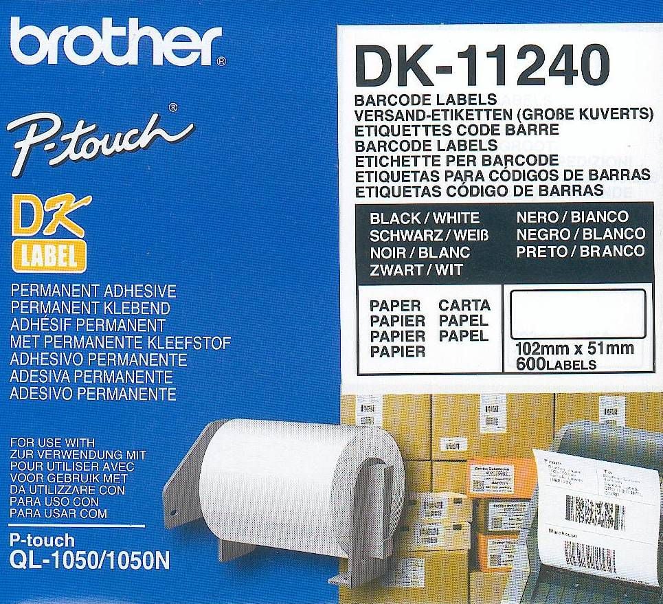 Etichete de hartie Brother DK11240 pentru coduri de bare