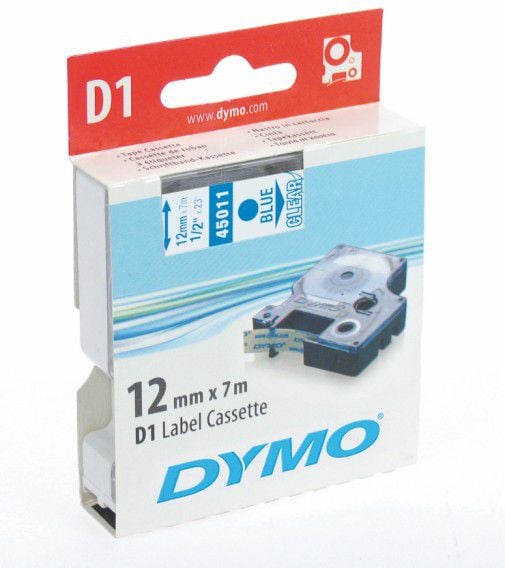 Etichete DYMO 45807 LabelManager D1, 19mm x 7m, negru/rosu, S0720870 DY45807